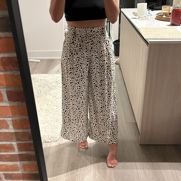 Zara printed flowy pant - Picture 4 of 5